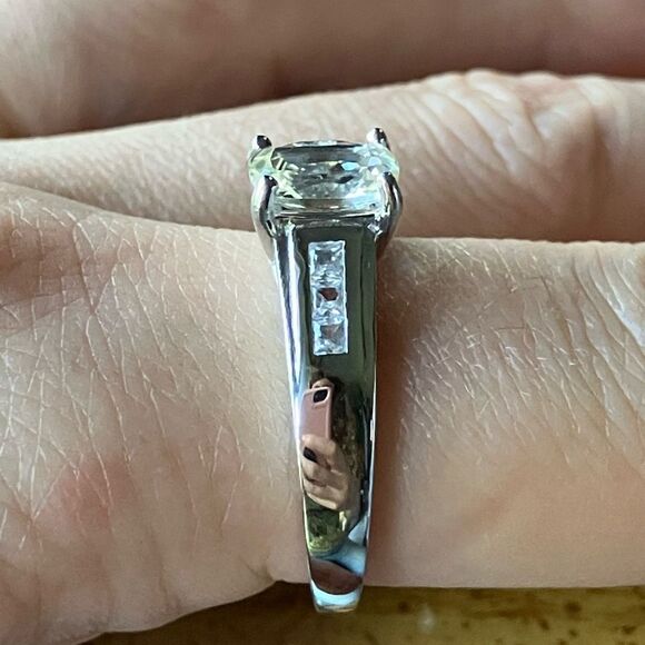 Yellow Labradorite Sterling Silver Ring Size 10 - Picture 3 of 10